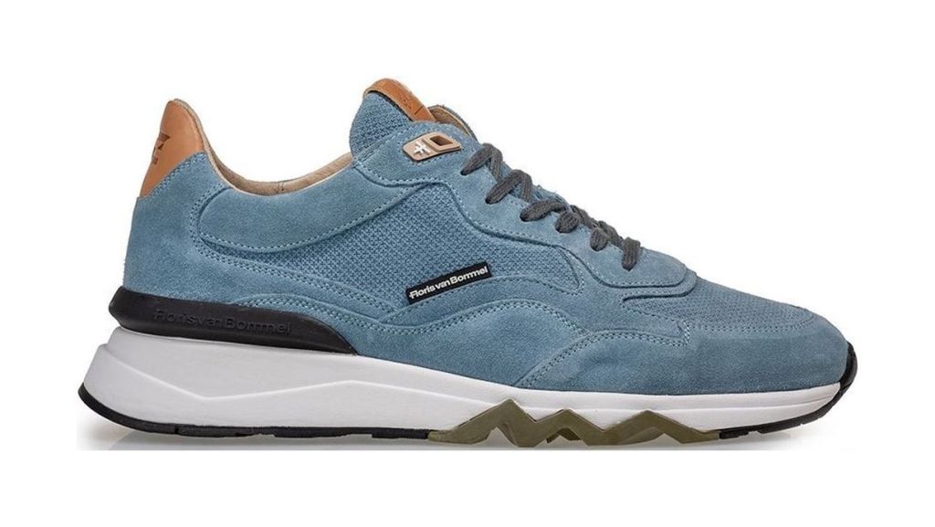 sneakers gympen floris v. bommel licht blauw bestellen