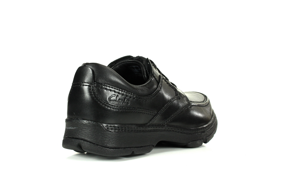 clarks star stride black leather