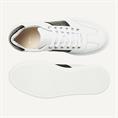 Elise wing white leather black