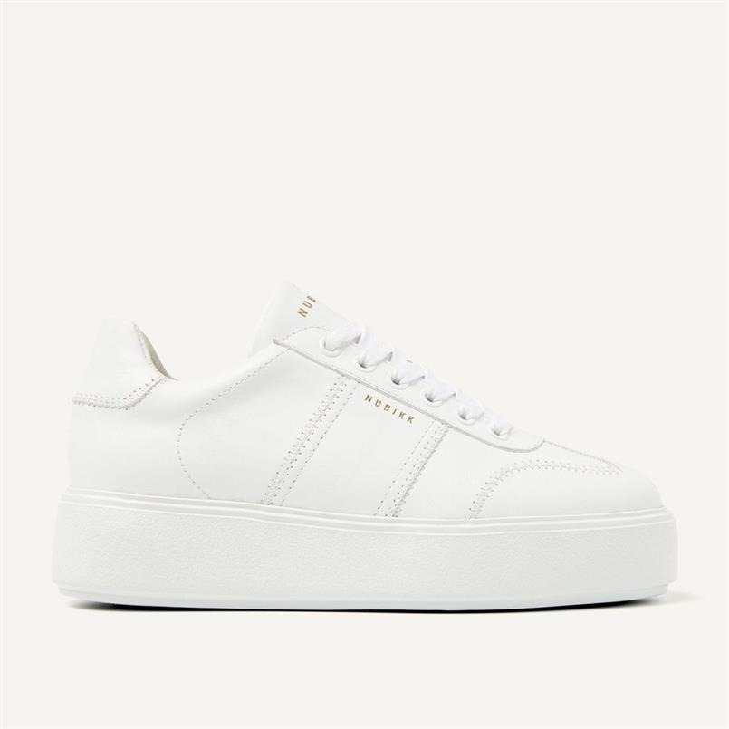 Elise wing white leather
