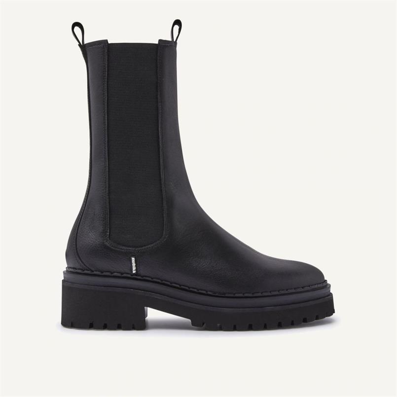 Fae adams black leather