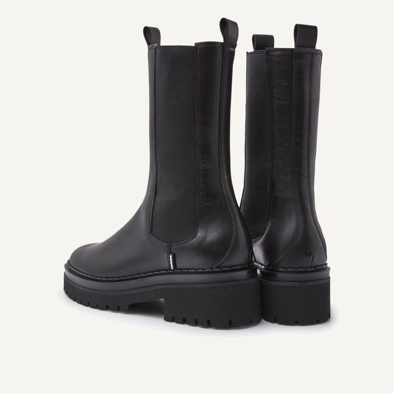 Fae adams black leather