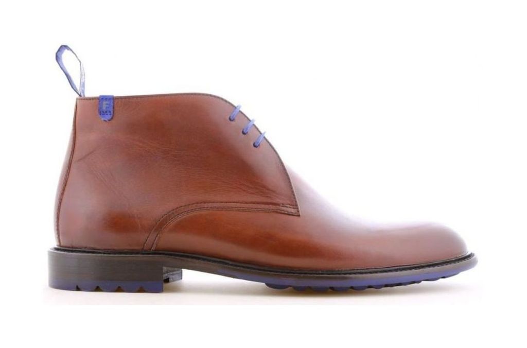 floris van bommel 10203 13 Sportieve schoenen Heren Floris van Bommel Boots Cognac heren (10203 dark cognac