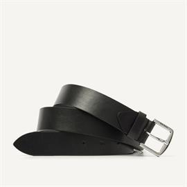 James belt black leather