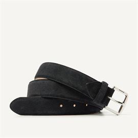 James belt navy suede