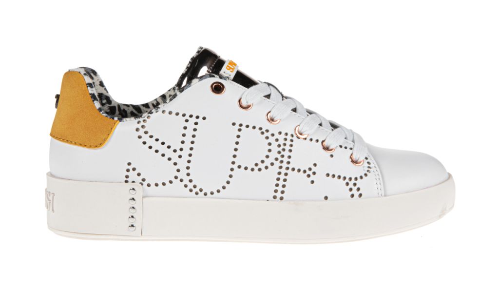 Supertrash sneakers white yellow gratis verzending