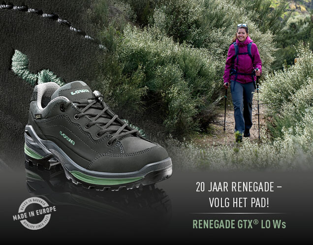 Lowa schoenen wandelaars en avonturiers