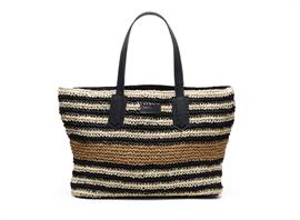 Raffia shopper capri