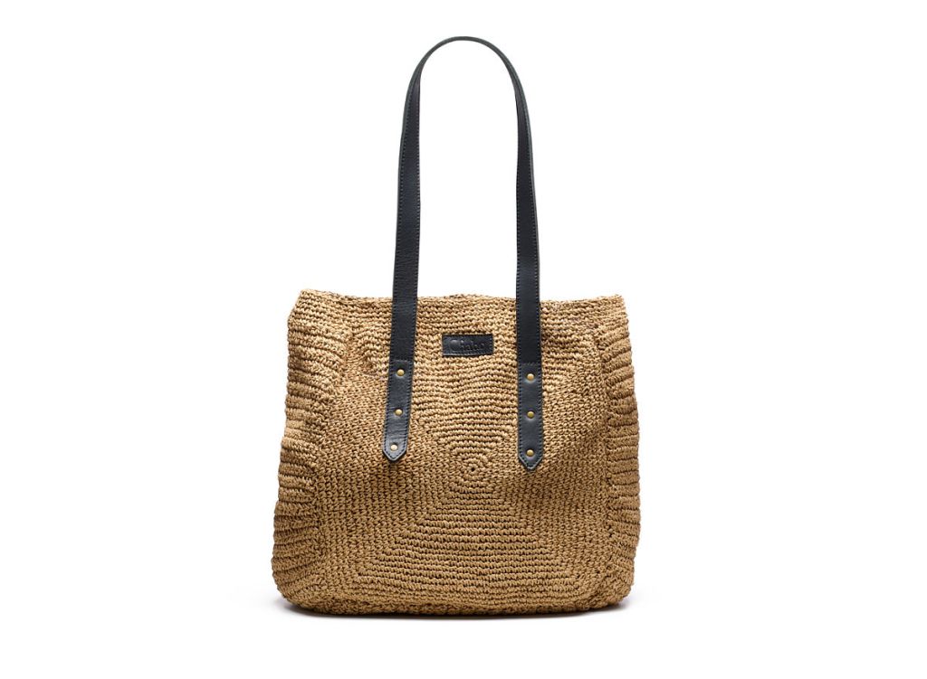 Raffia shopper corsica