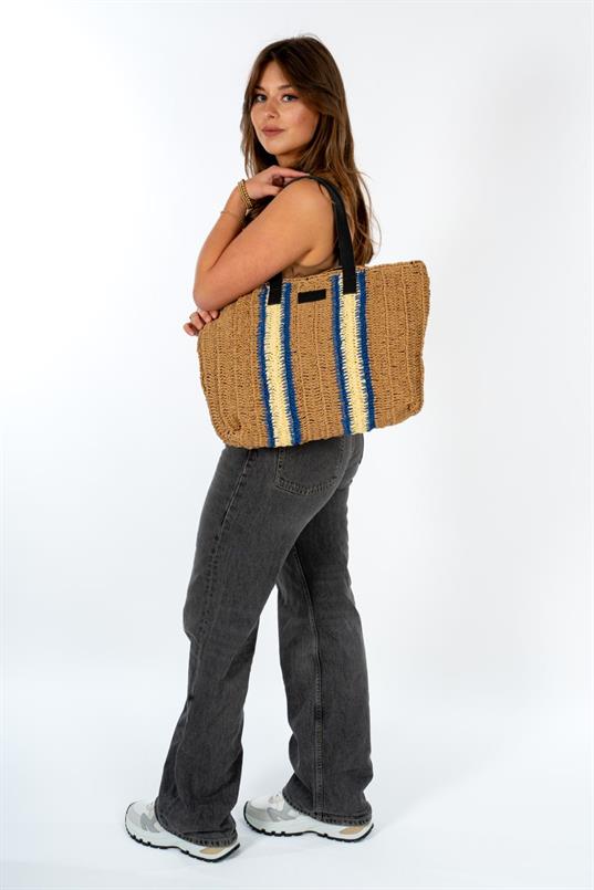 Raffia shopper elba