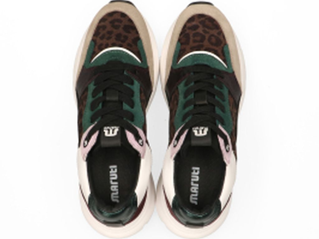 Raven leather green u67