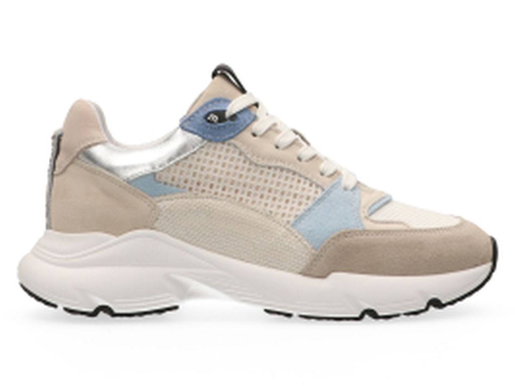 Raven leather light blue v77