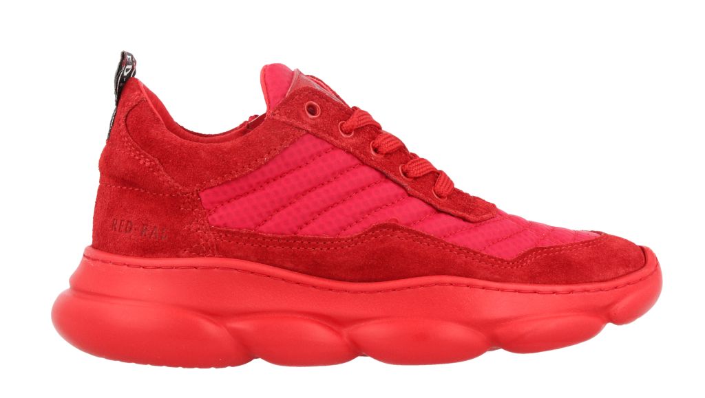 sneakers red rag