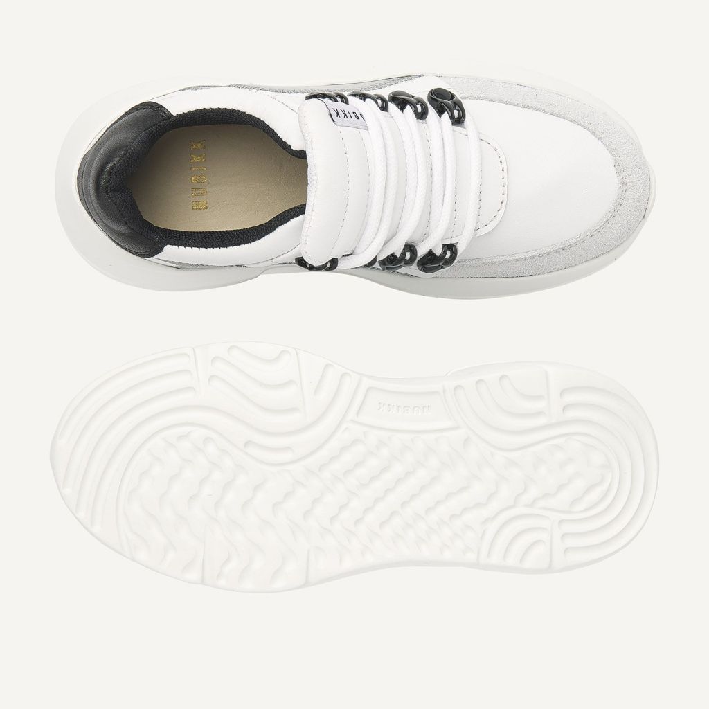 sneakers gympen nubikk wit combi bestellen