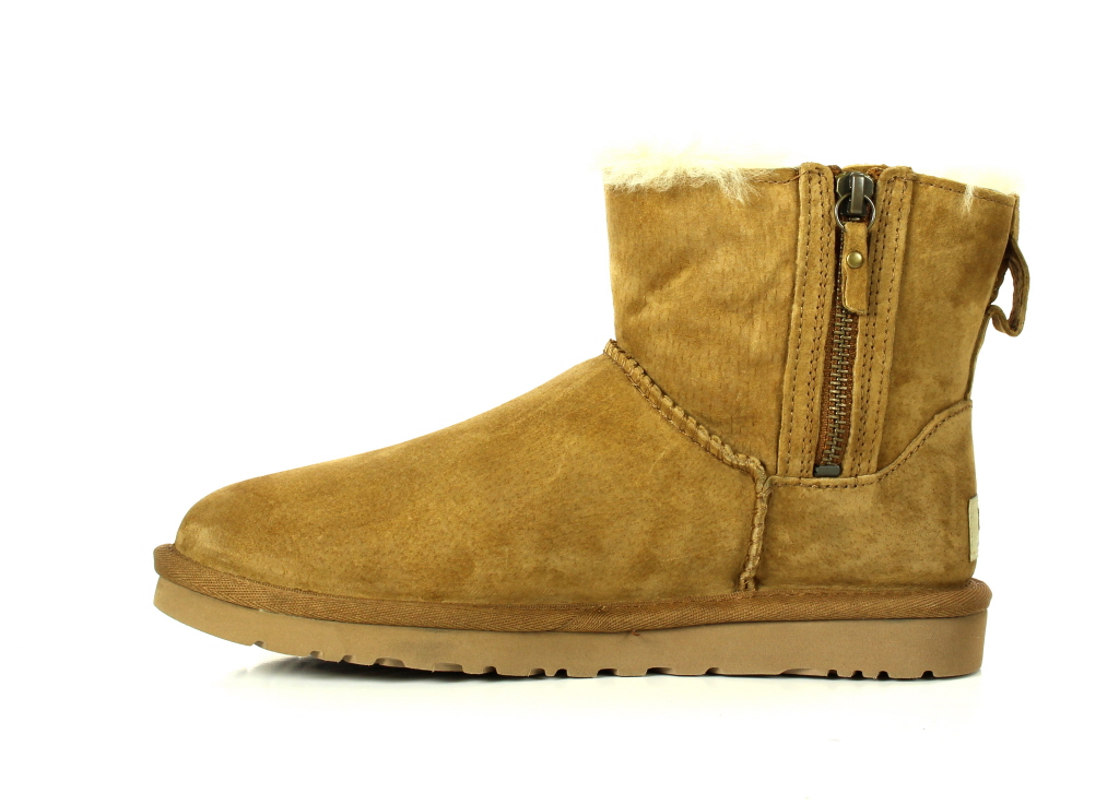 ugg classic mini double zip leather