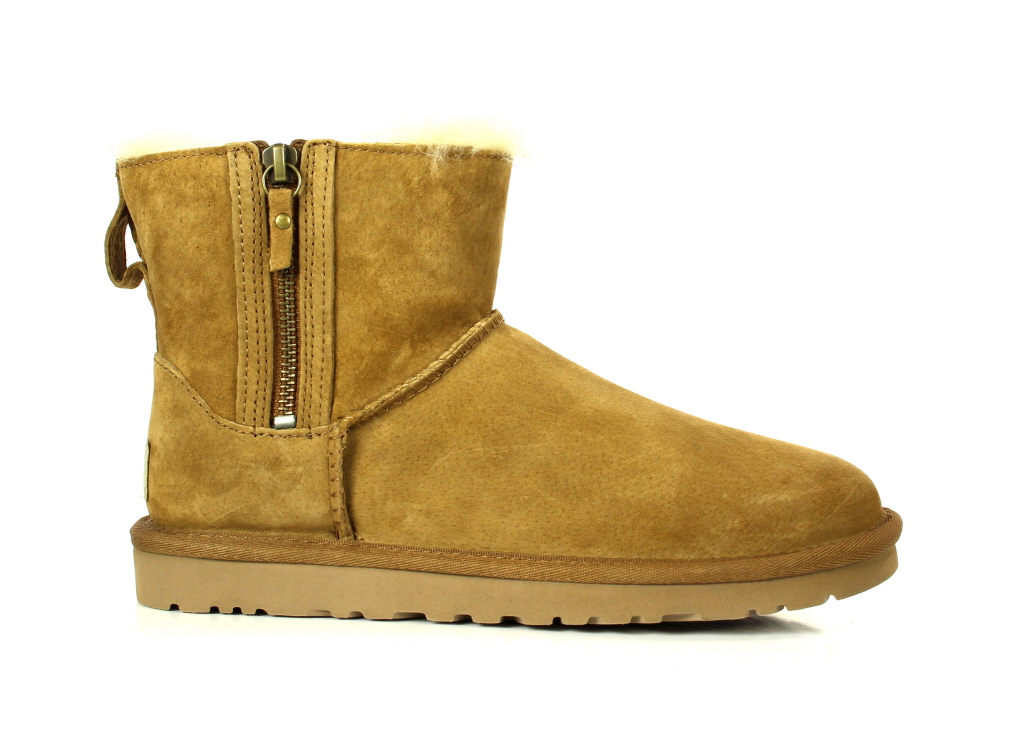 ugg classic mini double zip leather
