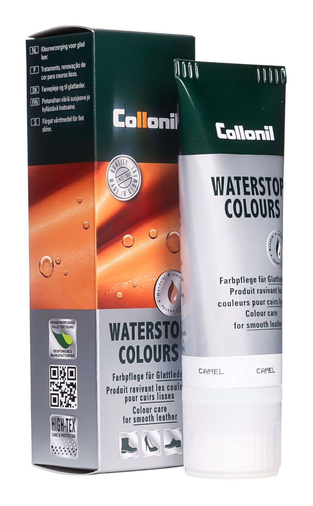 Collonil waterstop voor camel kleurige