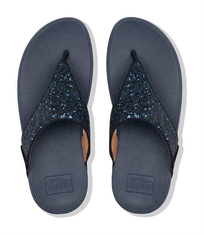 X03 lulu glitter toe thongs