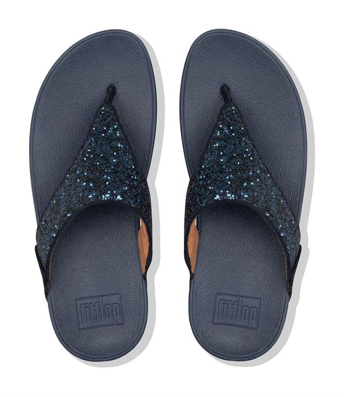 X03 lulu glitter toe thongs